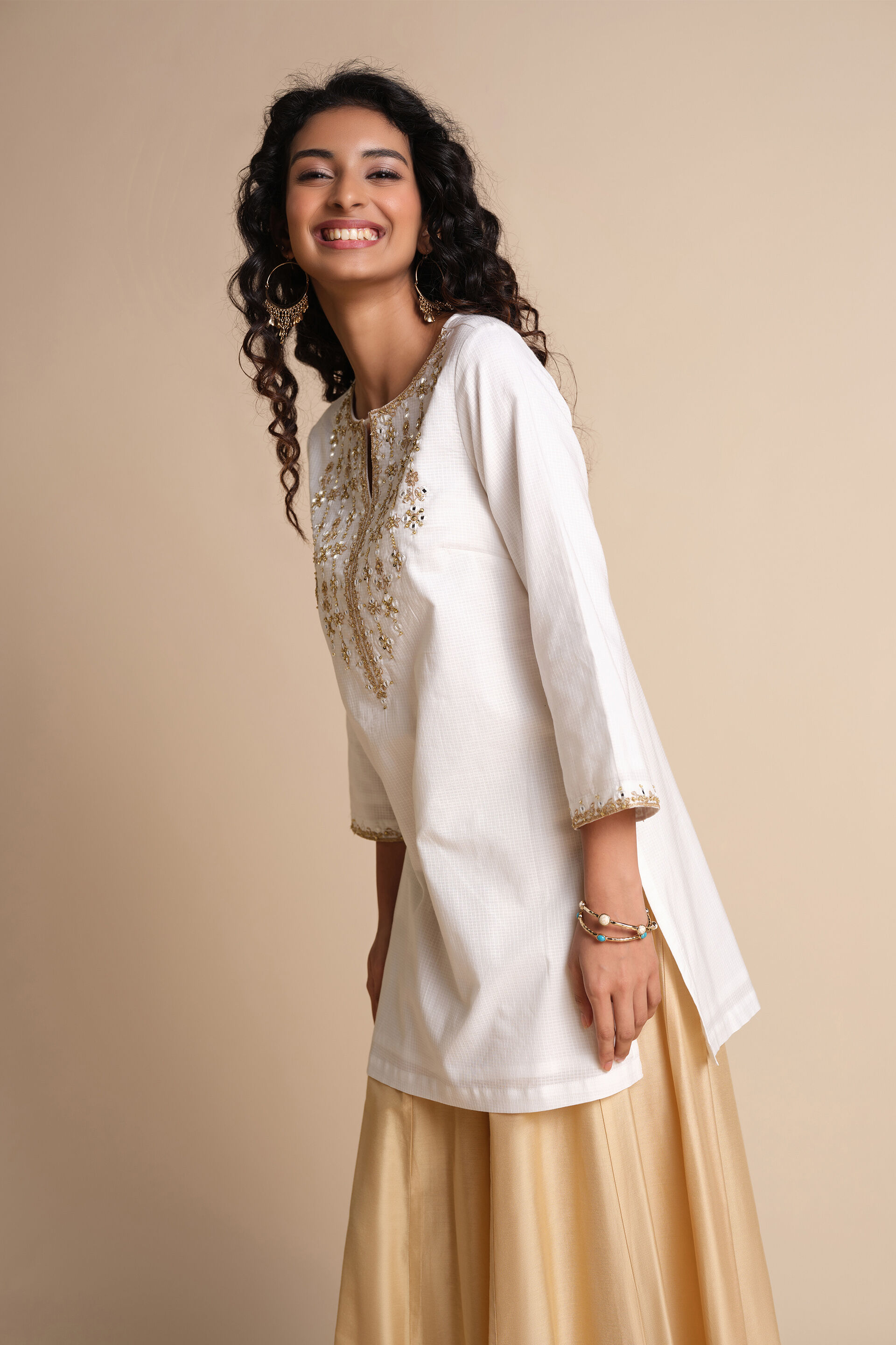 Shaguft Tunic, White, image 3